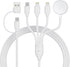 4 in 2 Multi Charging Cable for Apple Watch Charger,USB C Cable Universal Tra vel Charger with Lightning Type C Compatible with iPhone 15 14 13 iW...