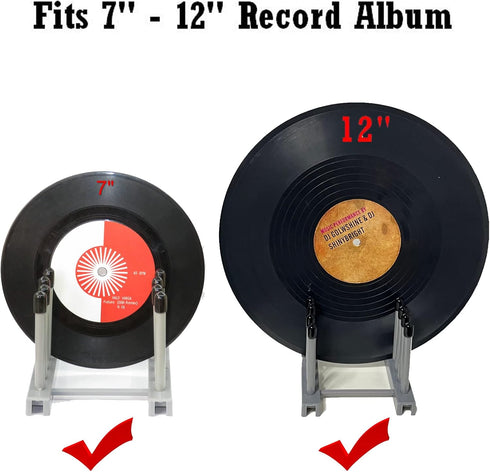 Pmsanzay Vinyl Record Storage Holder Stand cleaning device drying rack Display - With Silicone top?Keep your records scratch free?– Holds up to 6 ...