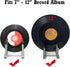 Pmsanzay Vinyl Record Storage Holder Stand cleaning device drying rack Display - With Silicone top?Keep your records scratch free?– Holds up to 6 ...