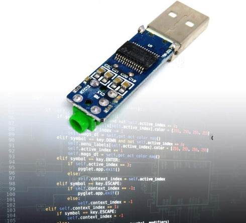 Comimark 1Pcs 5V USB Powered PCM2704 Mini USB Sound Card DAC Decoder Board for PC Computer...