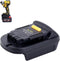 ML18DL Battery Adapter Compatible with Dewalt 20V Cordless Tools, Adapter Compatible with Milwaukee 18V M18 Battery to Replacement for Dewalt 20V ...