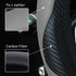 Car Steering Wheel Cover, Universal 15 inch Microfiber PU Leather Steering Wheel Protector, Elastic Breathable Anti-Slip Steering Accessories, Car...
