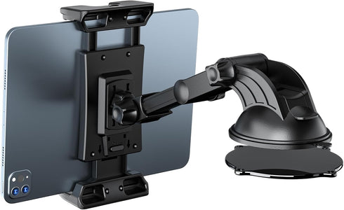 OHLPRO Tablet Holder for Car Dashboard Suction Cup, iPad Car Mount for all 5"-13" Galaxy Tab Kindle Fire iPhone Switch, Tablet Mount for Trucks, S...