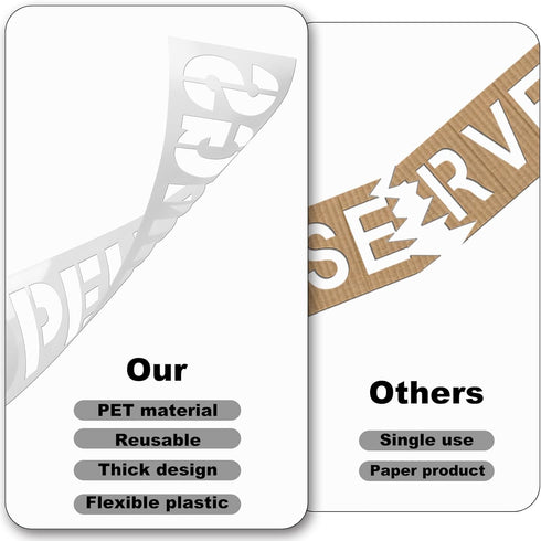 4pcs Fire Wall Stencils, Reusable Fire Barrier Stencils Two Hour FIRE Wall Protect All Openings Paint Rated Stencils Warning Sign Stencils for Con...