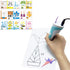 20 Sheets 3D Printer Drawing Molds Paper Stencils for 3D Printing Pen, 40 Patterns and a Clear Plate Set...