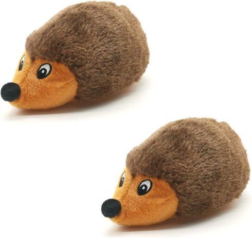 Hedgehogz Squeaky Dog Toy, Stuffed Plush Dog Toys for Small Medium Dogs (8 Inch (2 Pack))...