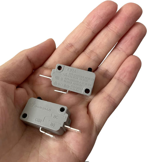 KW3A Microwave Oven Door Interlock Switch 16A 125VAC/250VAC Microwave Oven Replacement Part Door Switch (2 Normally Open)...