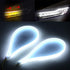 OPP ULITE Switchback Led Strip Light, Amber Turn Signal White DRL, 24 Inch Flexible Headlight Stirp Tube Lights (White Amber WYDT-60)...