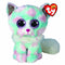 Ty - Beanie Boo's - Soft Toy Opal The Cat 15 cm, Pink and Blue, TY36376...