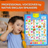 QUOKKA Educational Toys for Kids 5-7 Year Old - Vertical ABC Learning Wall Chart for Toddlers Age 3 4 6+ - Interactive Speech Therapy Poster Boy G...