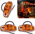 NEWSUN® 2Pcs of Amber DOT Approvaled Premium Clearance Lights, LED Trailer Side Marker Lights, Fender Marker Lights Waterproof, Ideal for Trailers...