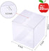 Clear Candy Apple Boxes with Hole 4"x 4"x 4" Transparent Favor Boxes Set of 20 Food-Grade Treat Box for Caramel Apples Cake Pops Cookies Chocolate...