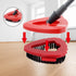 Scrub Brush with Mop Base Floor Brush Head Compatible with Spin Mop 1 Tank System Deck Brush Floor Scrubber Brush Stiff Bristle Brush Cleaning Bru...