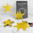 60 Pcs Glitter Star Cutouts Paper Double Printed Paper Star Decorations, 6 Inch Stars Decoration for Wedding Party Bulletin Board Classroom Decora...