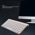 Wireless Keyboard and Mouse Combo, Compact Wireless Keyboard and Mouse Set, Ultra Thin Waterproof Keyboard Power Saving USB Mouse Set, for Compute...