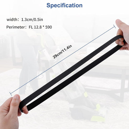KEEPOW Part #440005536 Replacement Belts Fit for Hoover FH51000 FH51001 FH51002 Dual Power Max Carpet Cleaner (4 Pack?...
