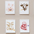 4pcs Pig Cow Goat Cock Stencil 11.8×11.8inch Large Farm Animals Stencil Reusable Windmill Flower Chicken Drawing Templates with Paint Brush for Fu...