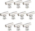 uxcell 10Pcs BNC 1 Male to 2 Female 3 Way T Shape Adapter Connector Splitter...