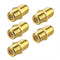 VCE Coaxial Cable Connector, RG6 F-Type Gold Plated Adapter Female to Female Coax Extender TV Cables, 5-Pack...