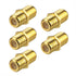 VCE Coaxial Cable Connector, RG6 F-Type Gold Plated Adapter Female to Female Coax Extender TV Cables, 5-Pack...