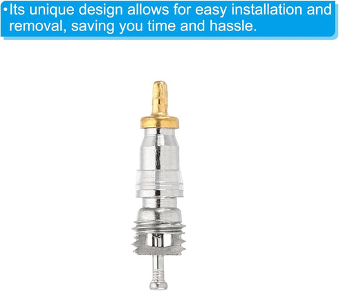 PATIKIL Air Conditioning Valve Core with Seal, 30 Pack Refrigeration Service Valve Stem Cores for HVAC AC System Accessories...