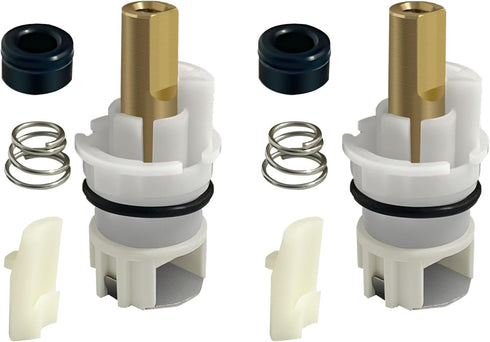 4 Pack Replacement for RP25513 Faucet Stem Cartridges Assembly Repair Kit for Delta Two Handle Lavatory Centerset Widespread Bathroom Faucet RP499...