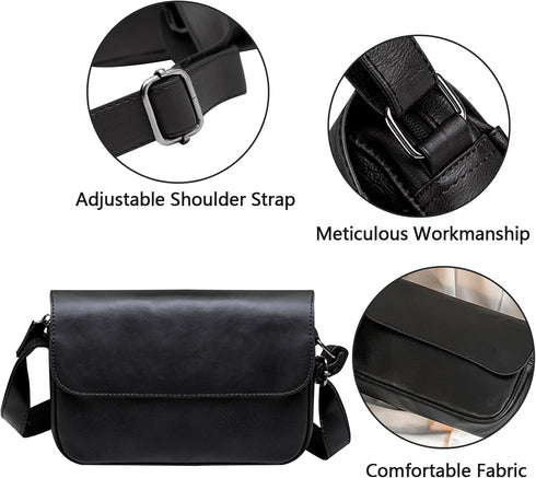 Crossbody bags for Women, Small Crossbody Purse Shoulder Bag, Leather Crossbody Shoulder Handbag, Small Crossbody Bag, Fashion Shoulder Purse with...