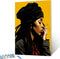 Tucocoo Fashion Black Girl Wearing a Hat Paint by Bumbers for Adults Gorgeous African American DIY Paint by Numbers Acrylic Paint Canvas Girls Roo...