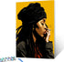 Tucocoo Fashion Black Girl Wearing a Hat Paint by Bumbers for Adults Gorgeous African American DIY Paint by Numbers Acrylic Paint Canvas Girls Roo...