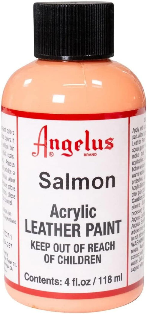 Angelus Acrylic Leather Paint, 4 oz, Salmon...
