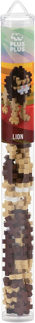 PLUS PLUS – Lion – 70 Piece, Construction Building Stem/Steam Toy, Interlocking Mini Puzzle Blocks for Kids, Mini Maker Tube...