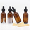 4 pack,amber glass dropper bottles 2 oz,60 ml dark empty tincture bottles with dropper,alcohol,hair oil bottle,perfume,essentia,small,eye,droppers...