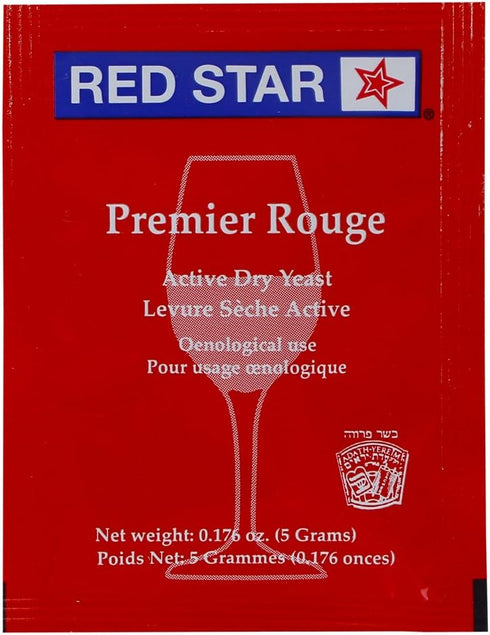 Red Star Premier Rouge formerly Pasteur Red Dried Wine Yeast (10 Packets)...
