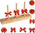 Bow Maker Bow Making Tool for Ribbon, Wooden Wreath Bow Maker for Making Gift Bows, Wrist Corsages, Party Decorations, Hair Bows, Holiday Wreaths(...