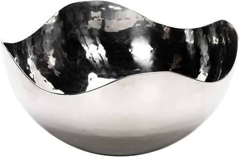 Hosley 5.75 Inch Diameter Silver Finish Metal Bowl, Ideal for Potpourri, LED Candles, Weddings, Special Events, Center Pieces, Craft. Use Decor to...