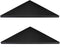 evron Corner Mounting Shelf,Easy to Install Wall Corner Shelf,Frosting Pattern Right-Angled,Set of 2...