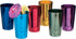 ALUMINUM TUMBLERS Retro Jewel Aluminum Colored Tumblers Cups Set of 6, Multicolor,...