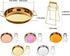 Buyer Star Stainless Steel Steaming Tray Cold Noodle Plate 9 Inch Everyday Pan Stainless Steel Big Green Egg Drip Pan Pizza Cake Baking Tray Liang...