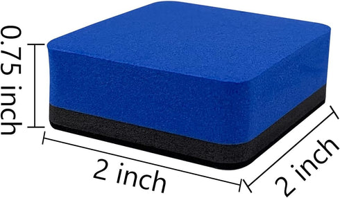 Magnetic Dry Erase Erasers, 40 Pack Square Whiteboard Erasers, Small Magnetic White Board Eraser Cleaner, Office Classroom Supplies, 2 x 2 Inches,...
