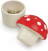 Genuine Fred MERRY MUSHROOM Herb Grinder, Red/White, 3 inches...