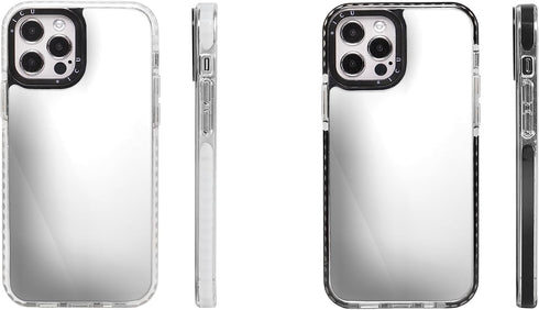 I.C.U. Mirror Cell Case by ICU Designs, iPhone 13 Pro Case (6.1) for Women, & Men, Vanity Mirror for Makeup and Outdoor, Slim Protective TPE Shock...