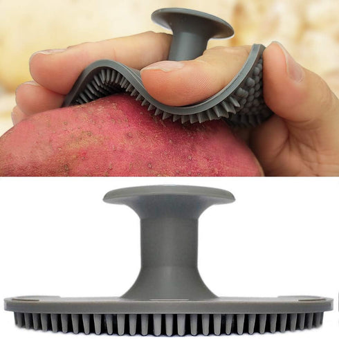Vegetable Brush - Vegetable Brush Scrubber for Food - Vegetable Cleaner Potato Scrubber Brush Vegetable Scrubber Potato Brush Scrubber Veggie Brus...