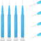 4Pcs Ceramic Screwdriver Adjusting Screwdriver Slotted Screwdriver Set Plastic Ceramic Screwdriver for High Frequency Circuit Adjustment...
