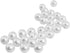 Pearl Sewing Button 30PCS 10mm White Round Sewing Plastic Pearl Buttons with Hole for Clothing Sewing Accessories Clothing Scrapbooking Garment DI...