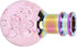 Manual Shift Knob Gear Stick Shifter Pink Crystal Bubble with 3 Threaded Adapters Universal...