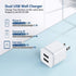 USB Wall Charger, LUOATIP 3-Pack 2.1A/5V Dual Port USB Cube Power Adapter Charger Plug Block Charging Box Brick for iPhone 13 12 11 Pro Max SE XS ...