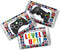 Game On! Video Gamer Birthday Party Mini Chocolate Candy Bar Sticker Wrappers for Kids, 45 1.4" x 2.6" Wrap Around Labels by AmandaCreation, Great...
