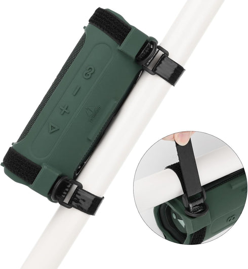 TXEsign Silicone Case Cover Compatible with JBL Flip 6 Bluetooth Speaker, Protective Case JBL Flip 6 Travel Speaker Pouch with Shoulder Strap and ...