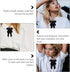 VALICLUD Black Tie Ribbon Bow Brooch Bow Brooch Bow Brouche Bow Tie Brooches for Women Girls Christmas Valentines Day New Year Broach Costume Jewe...