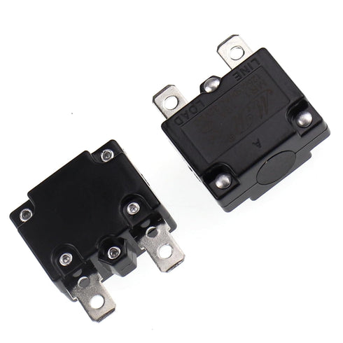 5Pcs 125/250V AC 32V DC Thermal Circuit Breaker 4amp AUTO Reset Overload Protector Switch Automatic Reset Relay Fuse 4A...